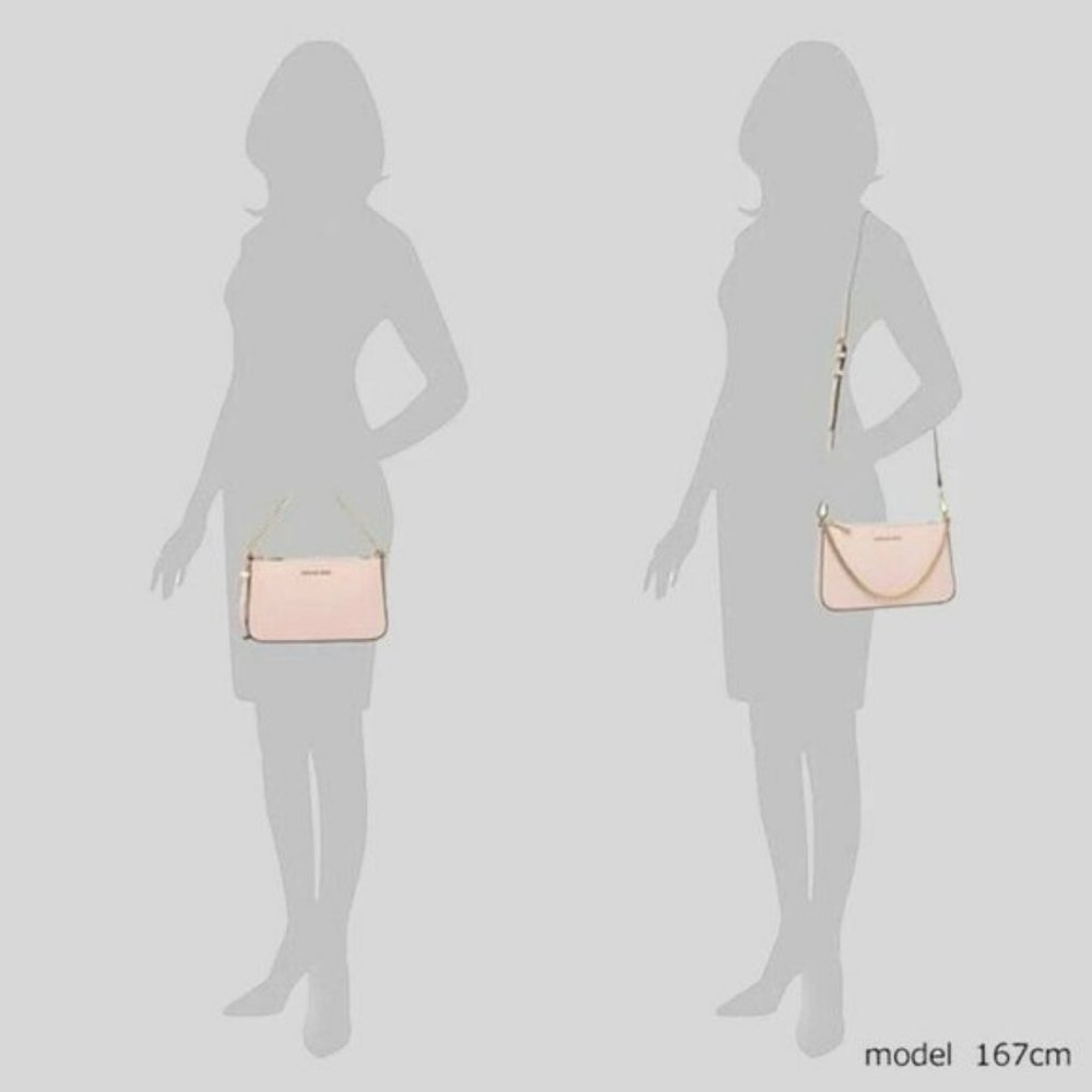 Michael Kors Jet Set Travel Medium Zip Pouchette - Picture 8 of 9